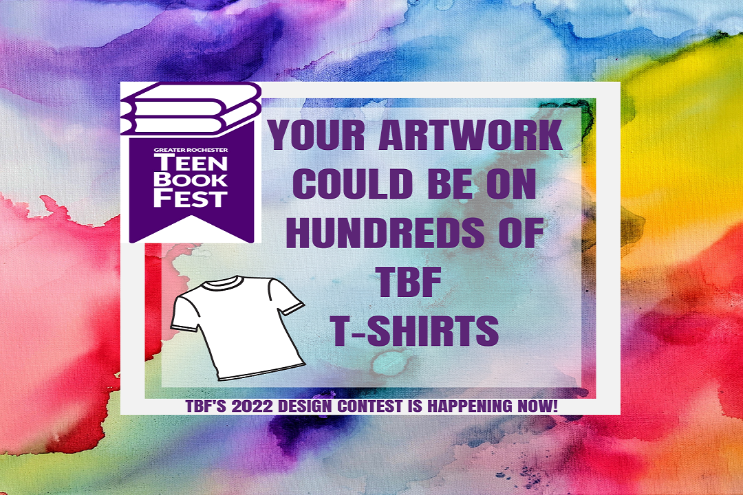 Teens!  Want your artwork to be featured on the official festival T-shirt?  